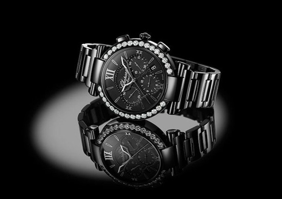 萧邦Imperiale系列纯黑计时腕表