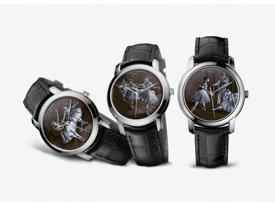 江诗丹顿呈献三枚独一无二的珐琅彩绘腕表