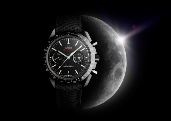 欧米茄超霸系列「月之暗面」黑色陶瓷腕表