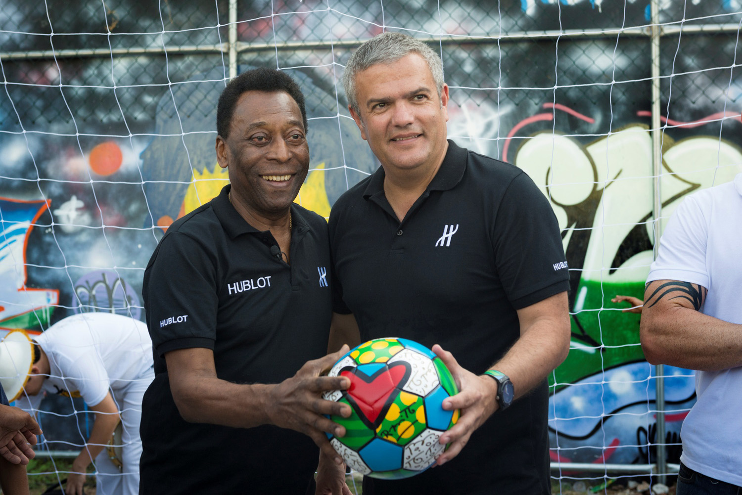 宇舶表携手球王贝利于里约庆祝世界杯结束