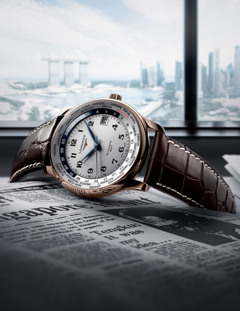 浪琴表新品——名匠系列GMT世界时新加坡纪念限量腕表