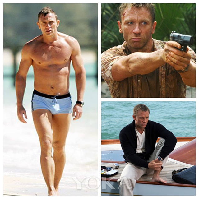 丹尼尔克雷格在007电影中佩戴完的7款腕表