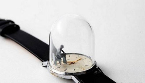 Wrist watch small world three-dimensional watch Appreciation