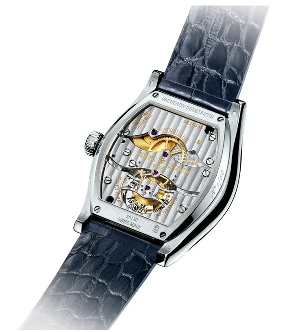 Malte马耳他陀飞轮限量铂金珍藏系列腕表（背面）