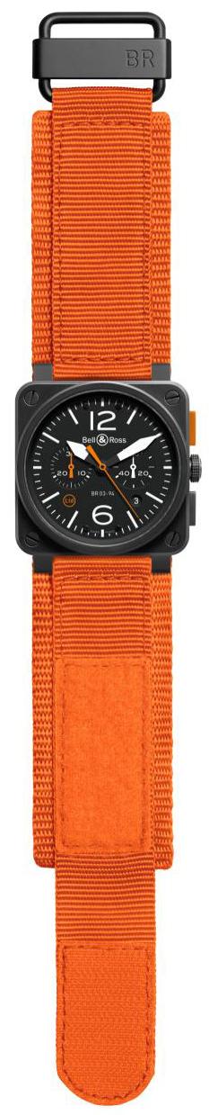 柏莱士BR 03-94“Carbon Orange”限量版腕表
