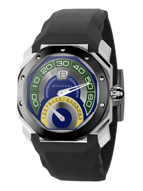 宝格丽全新发布Octo Bi-Retro Brazil世界杯纪念腕表