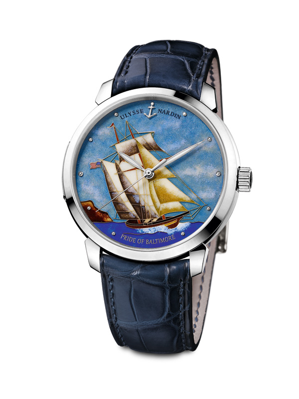 雅典「巴尔的摩的骄傲」鎏金珐琅彩绘表