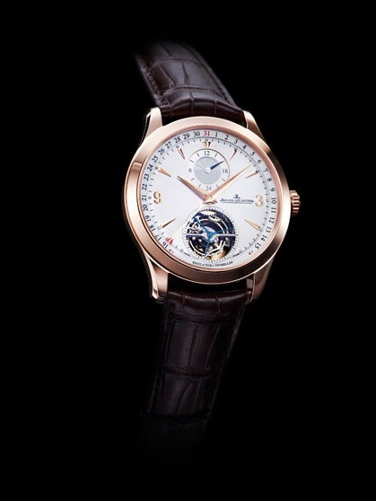 积家master tourbillon dualtime 陀飞轮双时区大师系列腕表