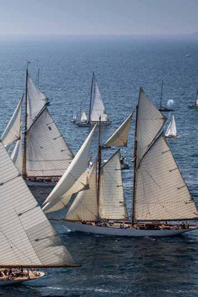 沛纳海英国古典帆船赛即将开赛