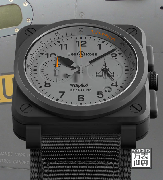 柏莱士向民用和军用航空业，推出BR 03限量版腕表