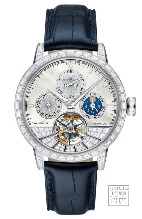 积家于太子珠宝钟表呈献的表坛盛事World Brand Piazza 2015呈现超卓传统万年历圆柱游丝陀飞轮大师系列腕表