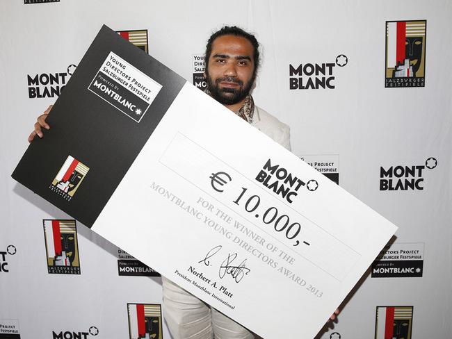 2013万宝龙青年导演大赏得主伊拉克新锐导演mokhallad rasem获颁1万