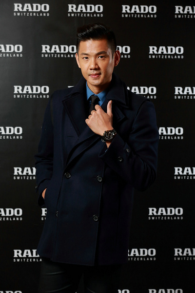 艺人陈建州先生佩戴rado瑞士雷达表hyperchrome皓星系列自动机械手表