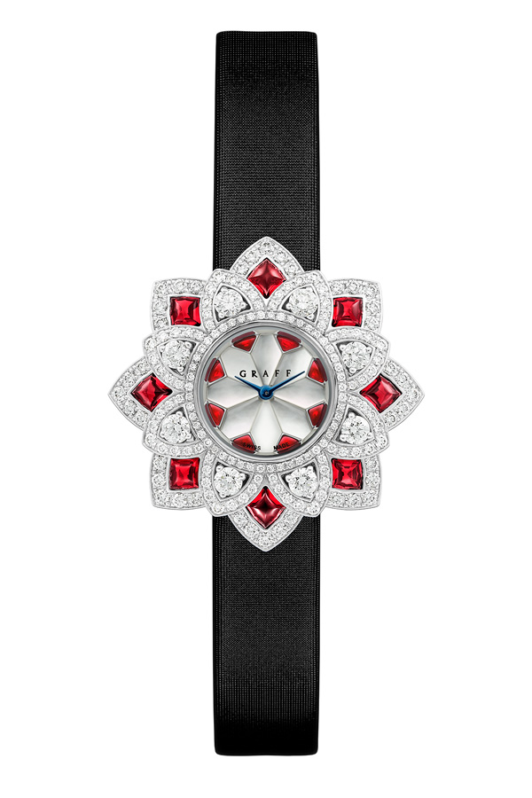 格拉夫floralgraff腕表 从花朵中汲取灵感